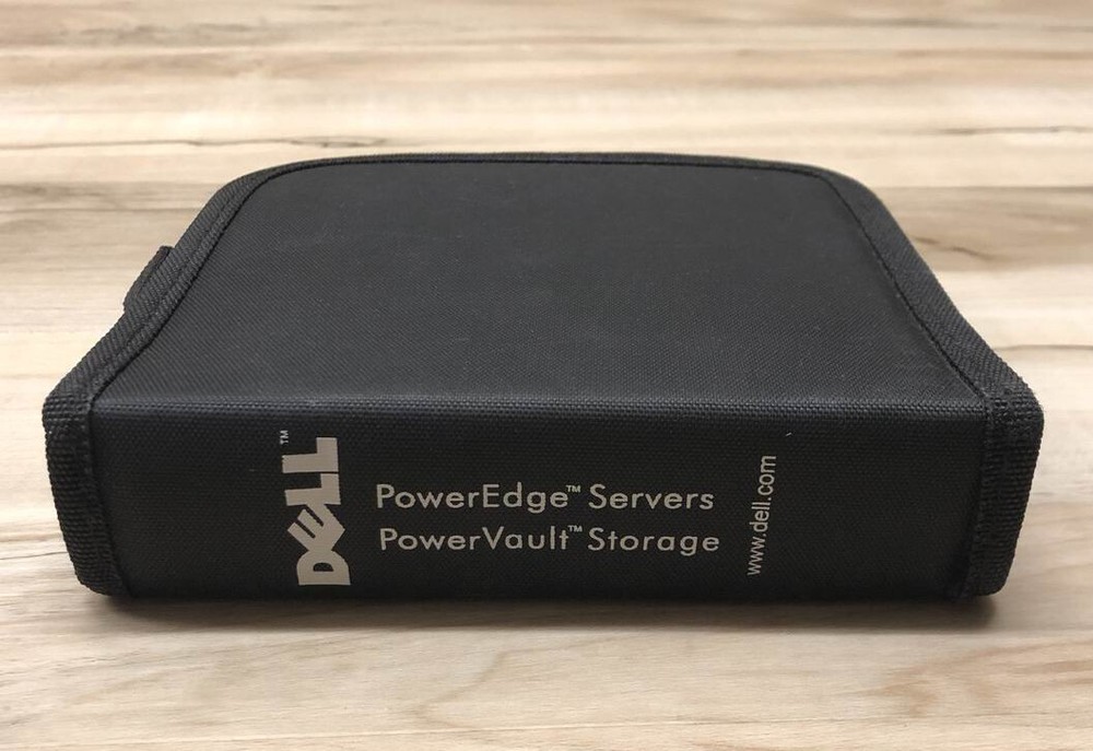 Vintage DELL Poweredge Servers / PowerVault Storage Software CD Case Binder