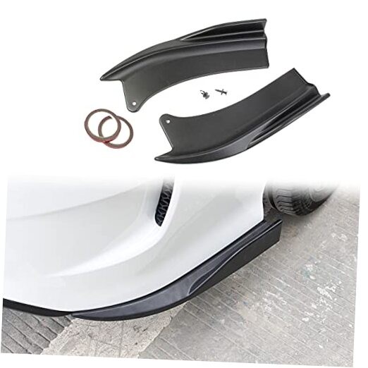 Car Rear Bumper Spoiler Bumpers Lip Diffuser Splitter Protector for Matt Black
