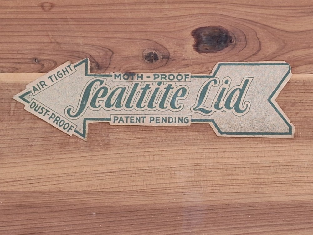 Vintage Solid Cedar Hope Chest – Circa 1930s – Refinished