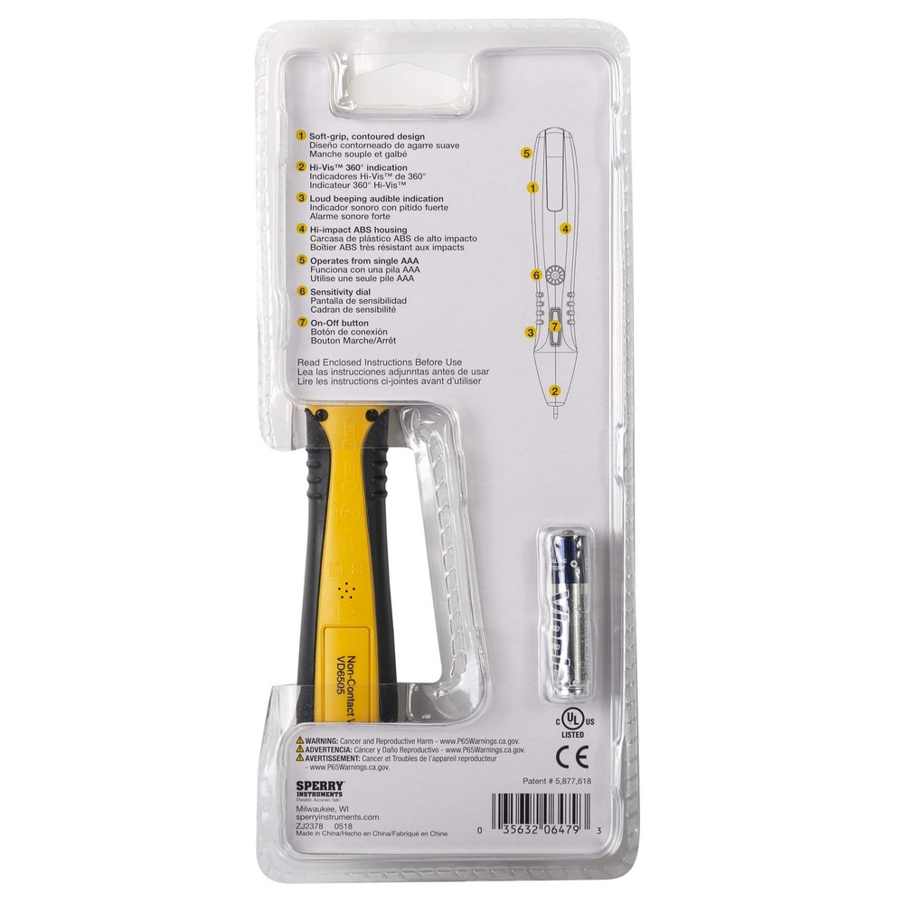 VD6505 Adjustable Non-Voltage Sensor 12-1000 V AC