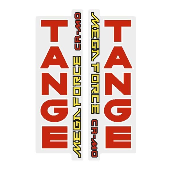 Tange Megaforce RED fork decal set