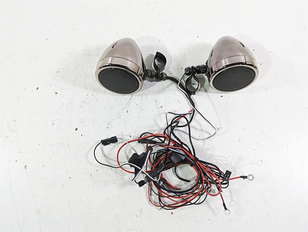 2002 Honda VTX1800 Retro Front Handlebar Speaker Set
