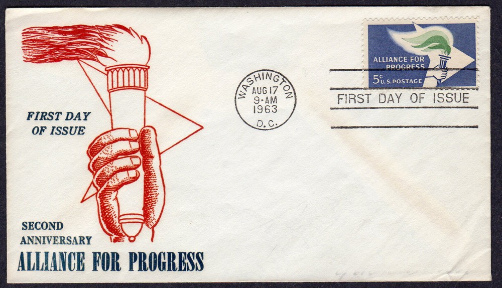 1963 Alliance For Progress 2nd (Scott 1234) - Centennial FDC MX492