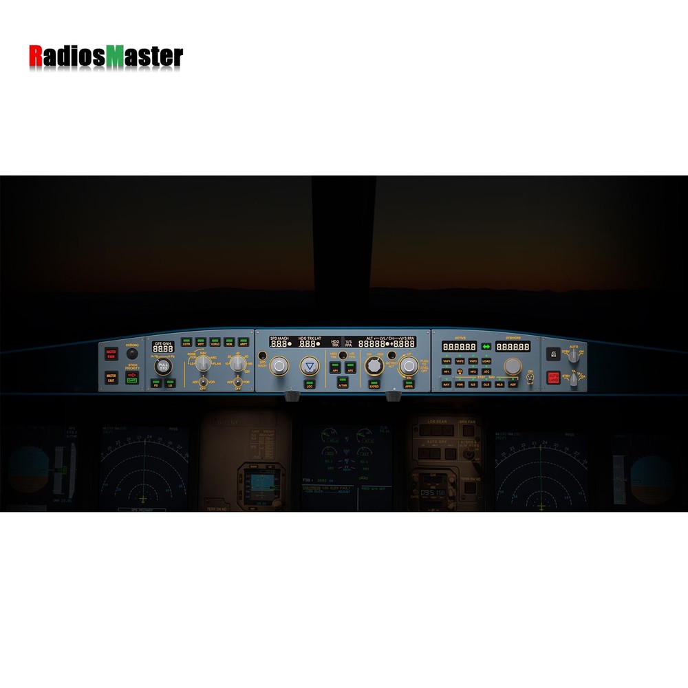 WINGFLEX A320 FCU CUBE +EFIS CUBE +RMP COMBO CUBE + Cube Stand for Flight Games