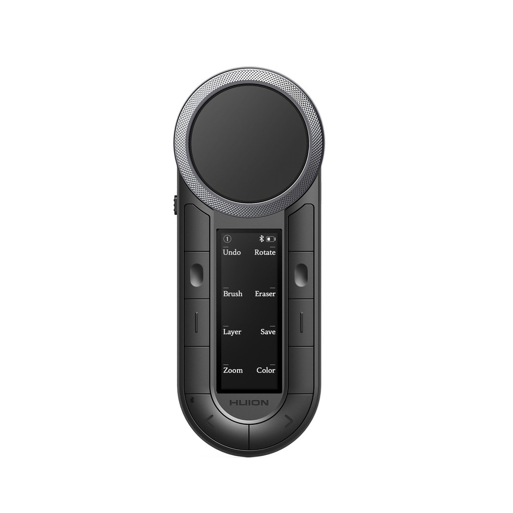 HUION Keydial Remote Bluetooth Programmable Keypad Dual Dials 60 Customized Keys