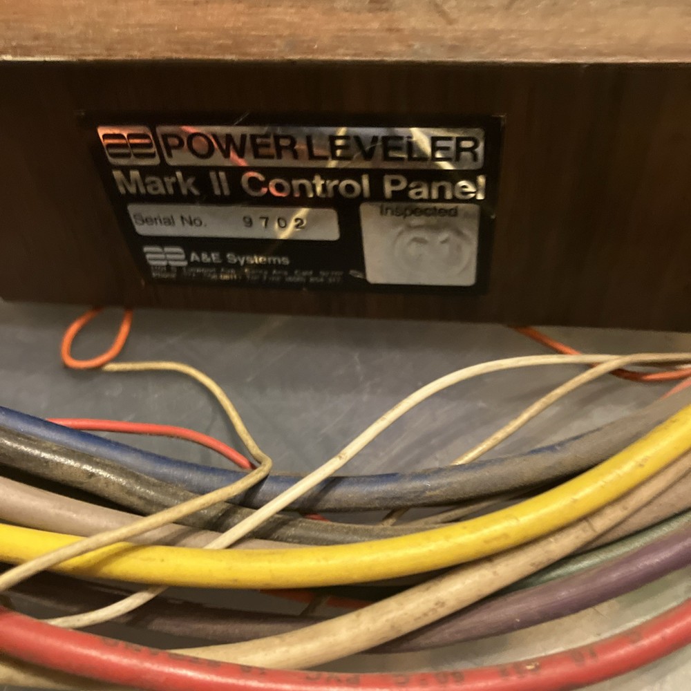 AS IS POWER LEVELER Mark II Control Panel – Heavy-Duty Industrial Unit!