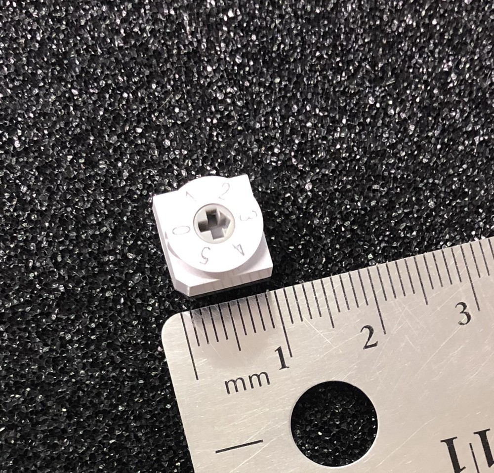 HARTMANN CODIER PT65 Series Rotary DIP Switch Segment Wheel 6-Pos **NEW**