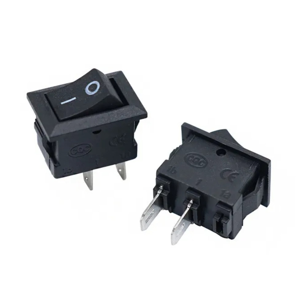 10pcs Black Rocker Switch Lot Small Panel 6A 250V