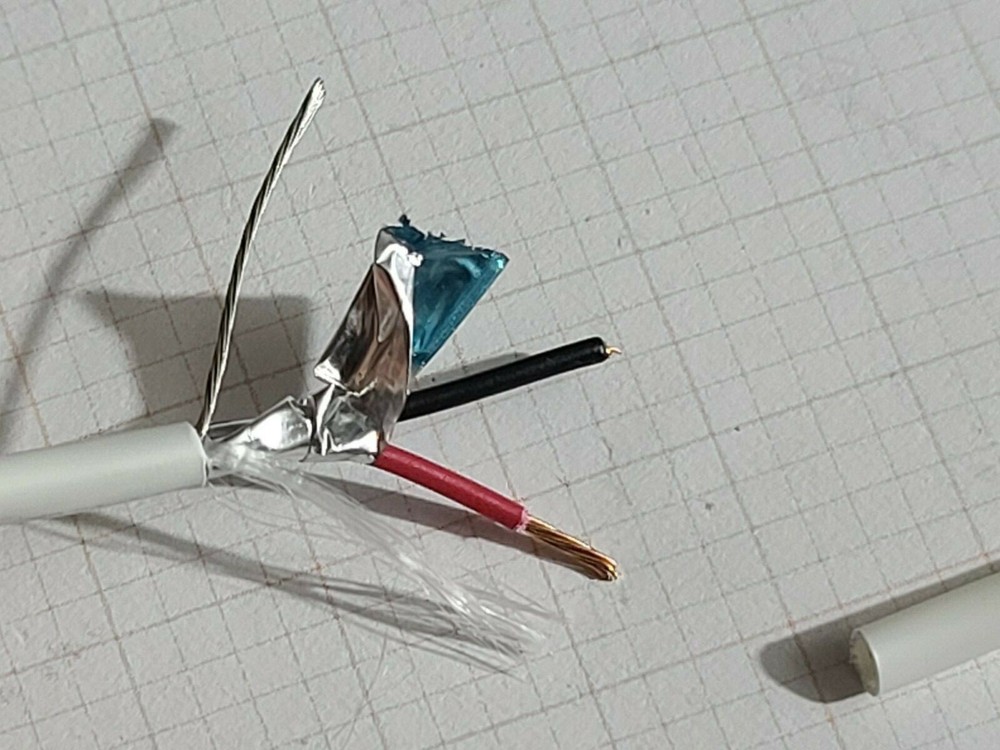 Carol E2202S 18/2C Shielded Control/Communications Cable Plenum White /50ft