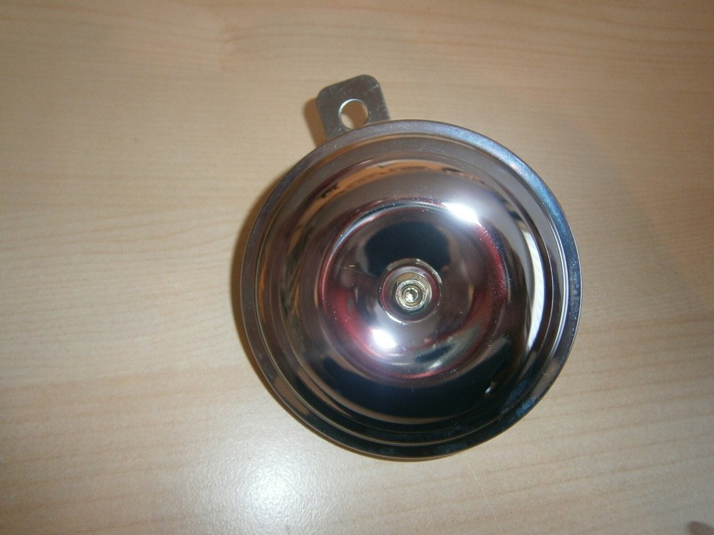12 VOLT CHROME MOTORCYCLE HORN  NEW