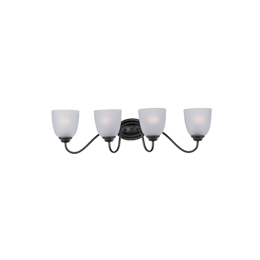 Maxim Lighting Stefan 4 Light Bath Vanity, Black - 10074FTBK