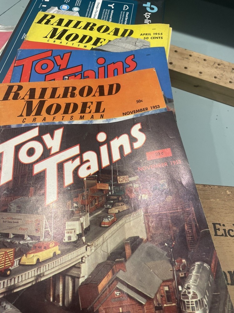model train magazines from the 1950’s