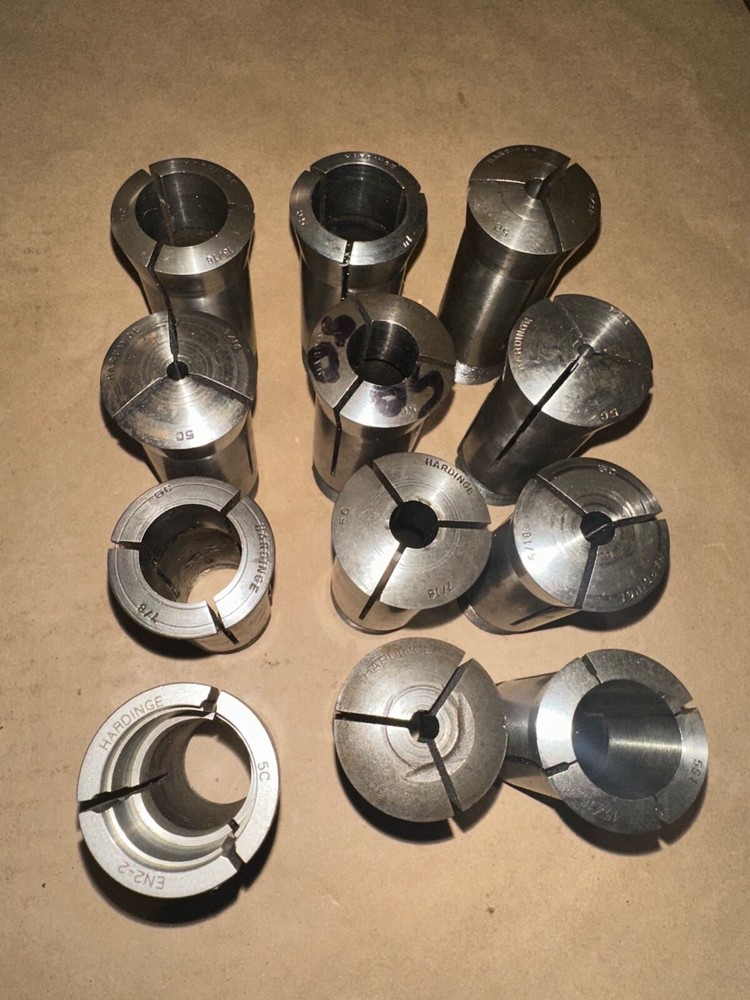 HARDINGE 5C COLLETS VARIOUS SIZES QTY 12