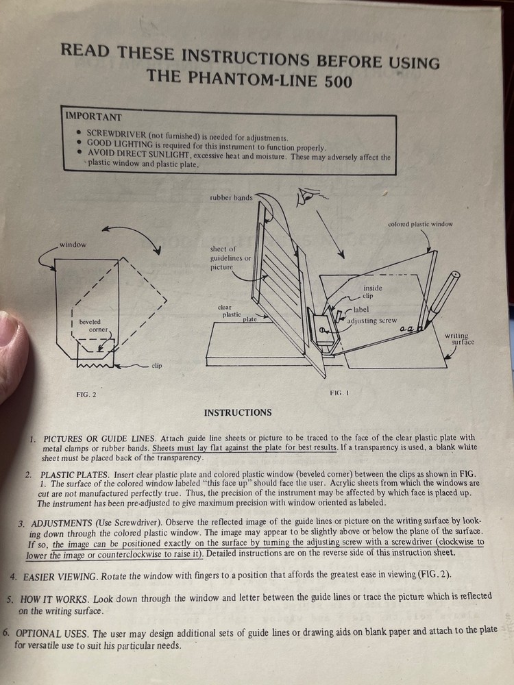 Phantom Line 500 Lettering And Drawing Set