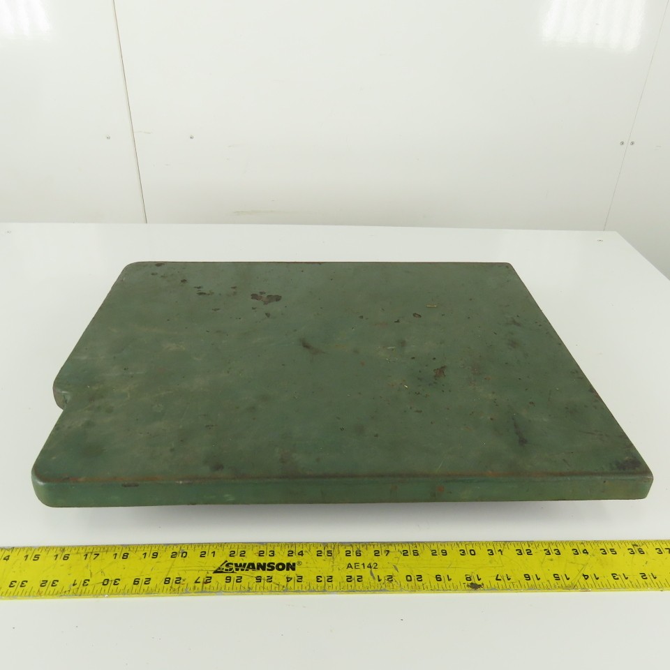 J.T. Towsley 21-1/2" x 17" Antique Steel Band Saw Deck 36"