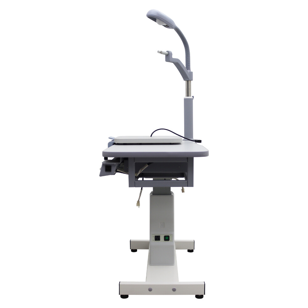 Auto Optical Optometry Table Eyeglass Test Adjustable Height 110V Load 165lbs
