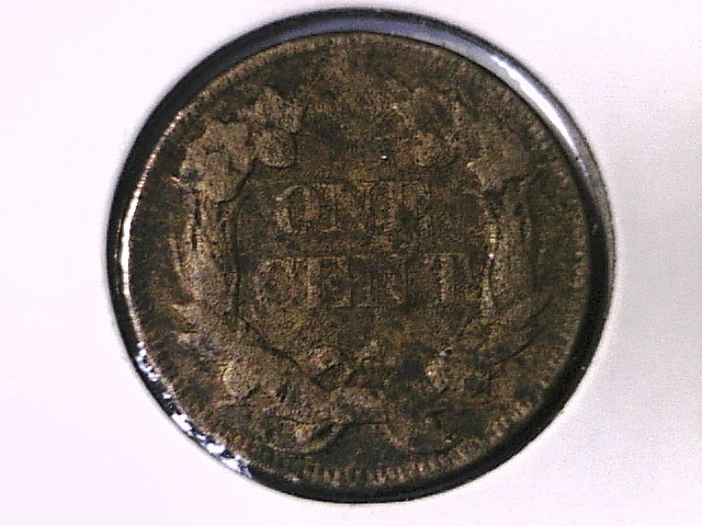 1857 Flying Eagle Cent Genuine Raw Ungraded 00645