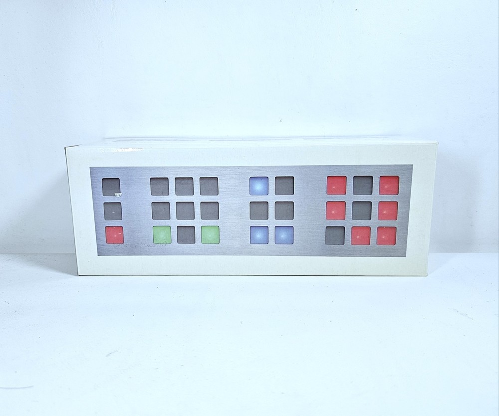 TIX Clock Cube Root Labs Pattern Generating Clock - Silver Face Plate