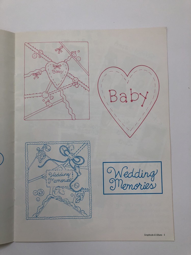 Leisure Arts Pattern Booklet #1710 SCRAPBOOKS & MEMORY ALBUMS