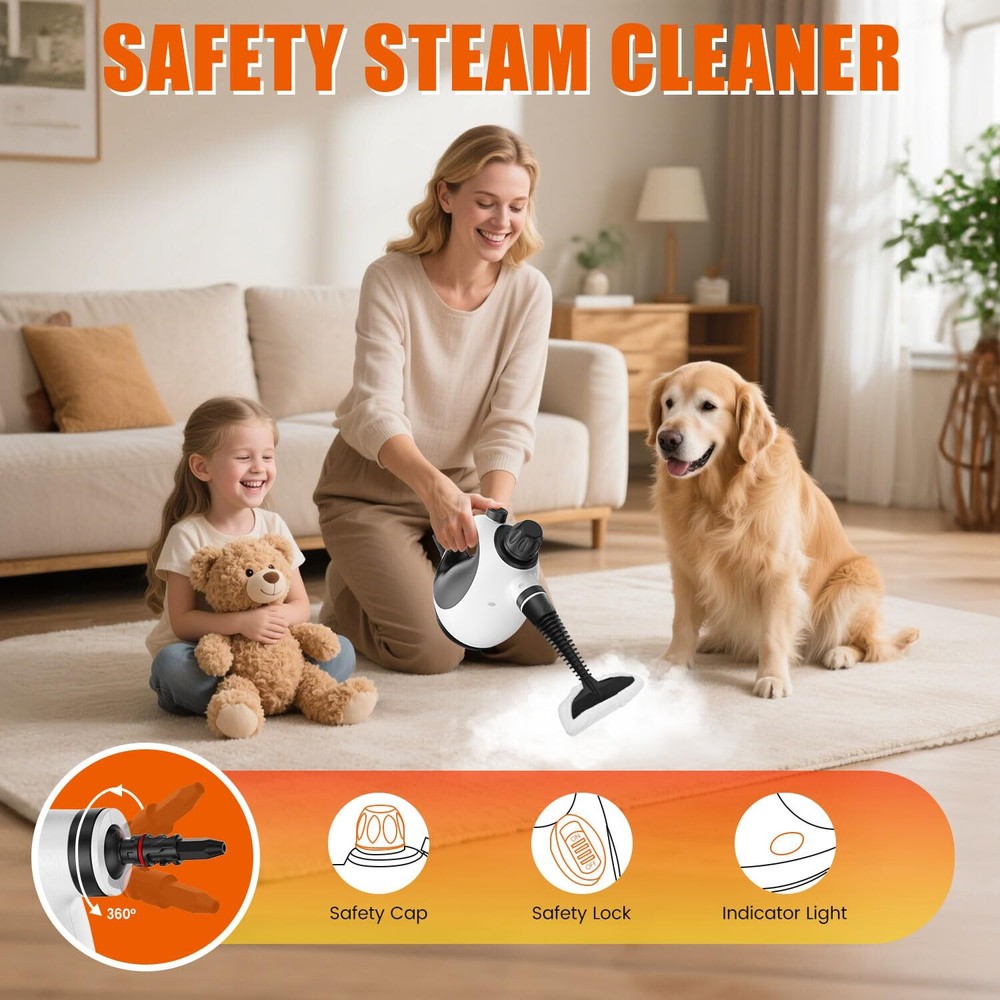 Handheld Pressurized High Cleaning Steamer Portable Home Accessories Machine