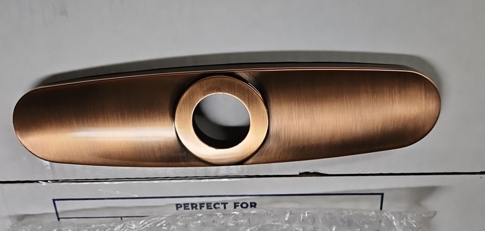 10" Premium Deck Plate Antique Copper Plate Plus Gasket