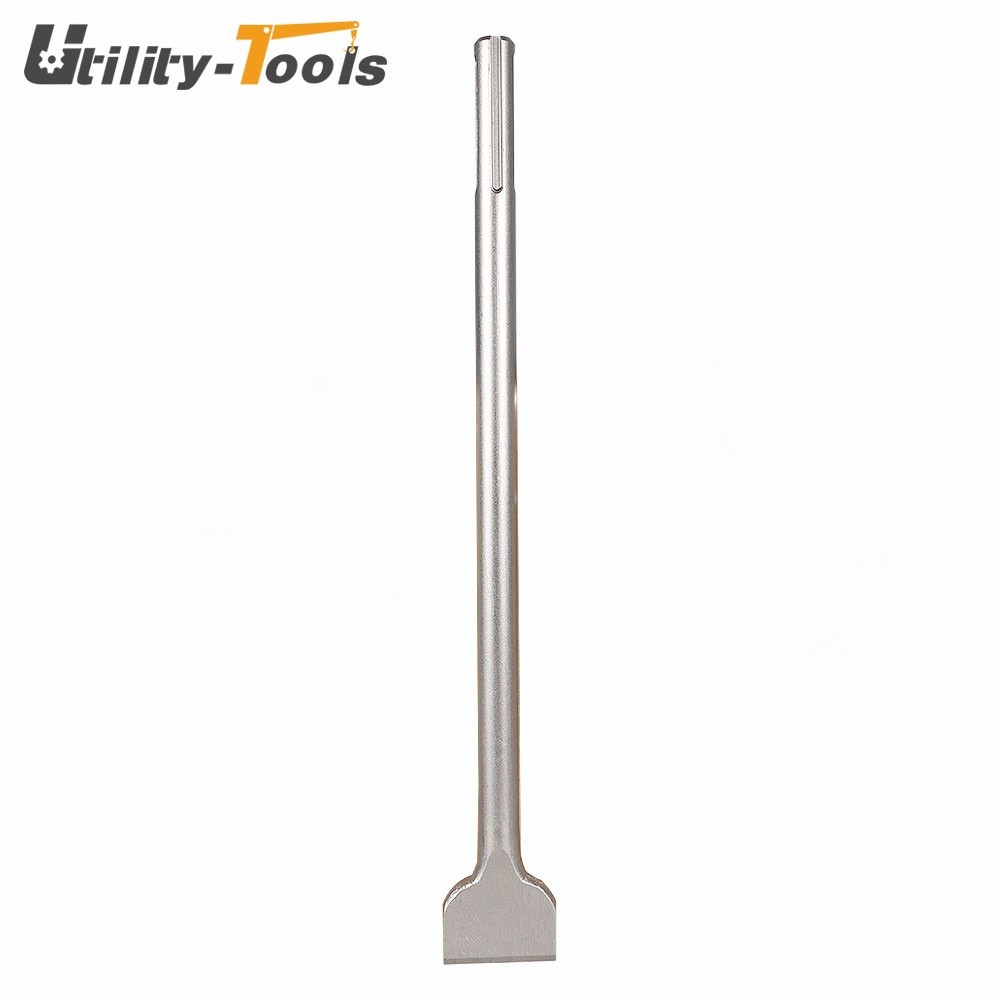 3Pcs Precision 16" SDS Max Bits Set Long-Point Chisel Scaling Chisel Flat Chisel