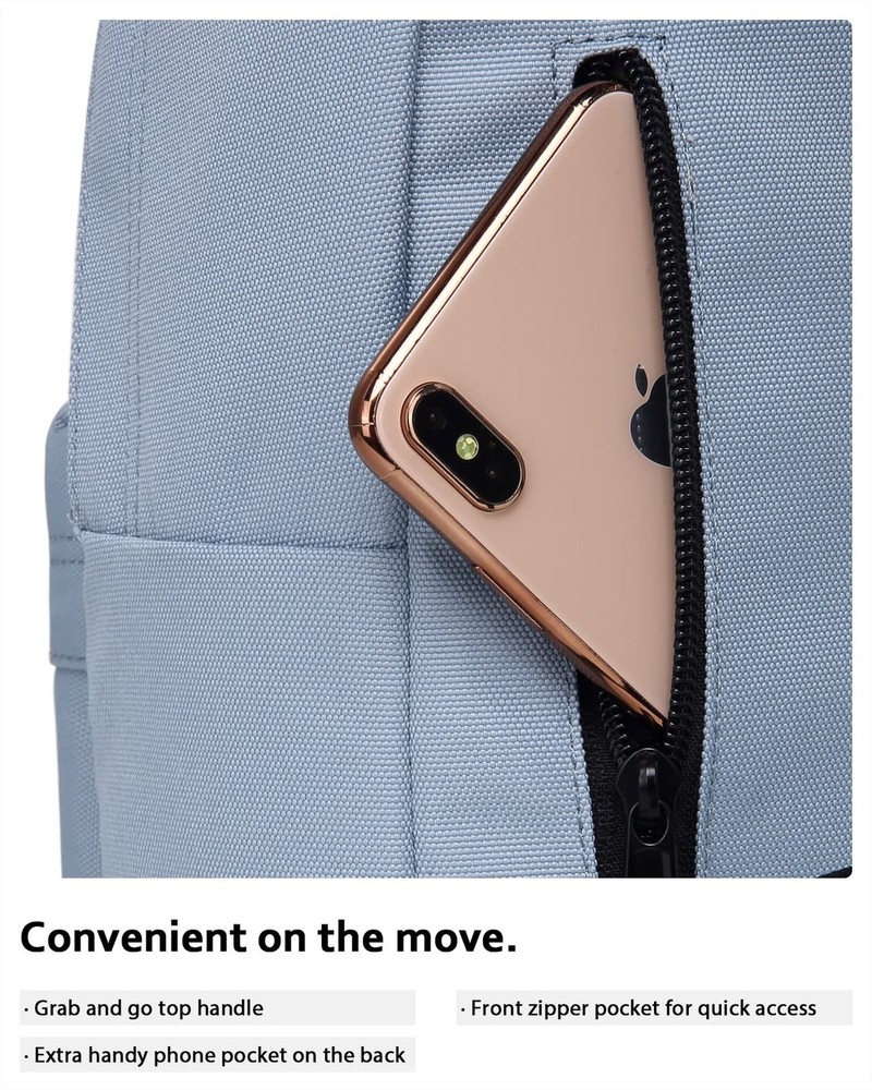 HotStyle SIMPLAY+ Mini Backpack, Multiple Colors and Patterns, 8 Litres Plain