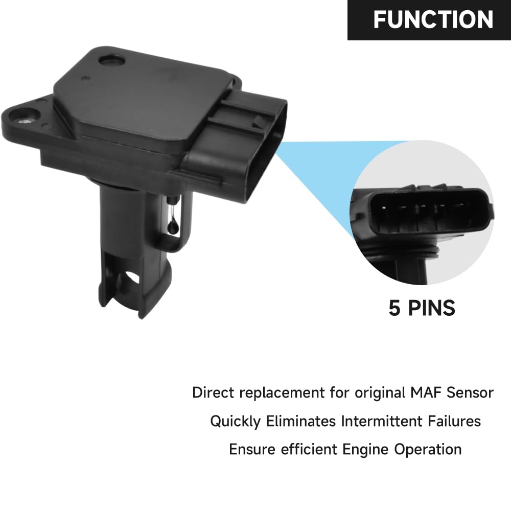 Mass Air Flow Sensor Meter Sensor MAF Sensor - Compatible for Mazda 3 Mazdasp...
