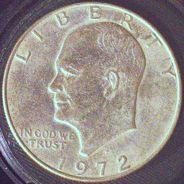 1972 D EISENHOWER DOLLAR  CIRCULATED