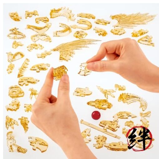 Crystal Puzzle Golden Dragon