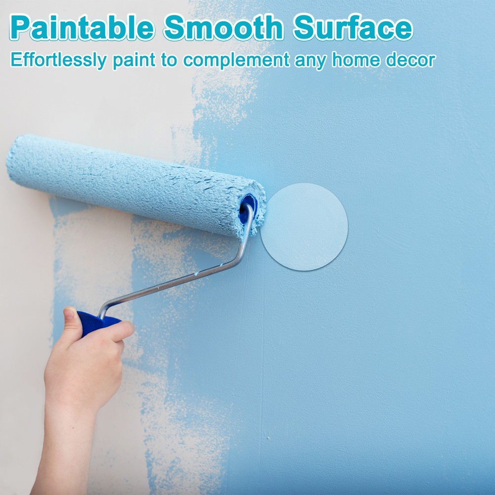 2-Pack Access Panel for Drywall, 3x3 Inch Round Plastic Removable [White]