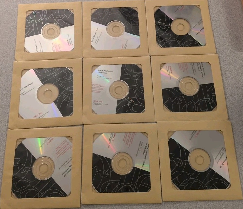 Oracle Database 8i Installation CD Pack Release 2, 8.1.6, Windows NT, 37 Discs