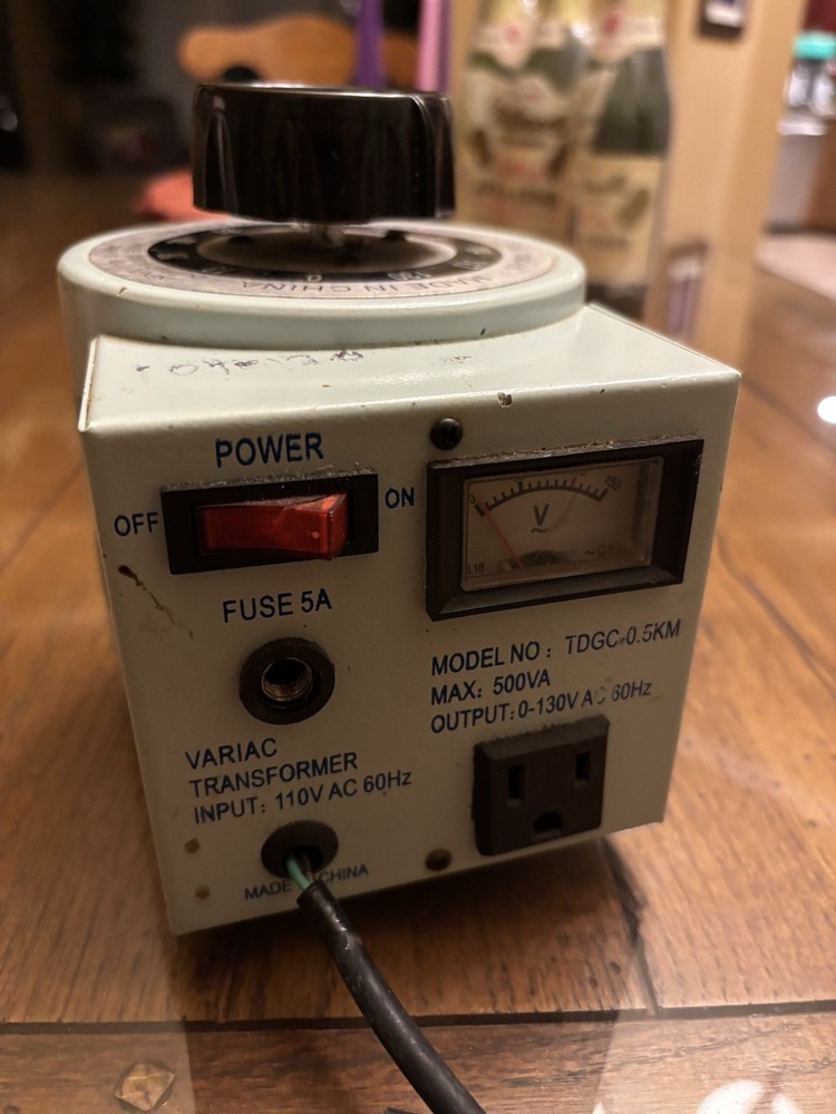 ⭐️Machine TDGC – 0.5KM⭐️500VA Variable Output AC Converter⭐️Untested⭐️