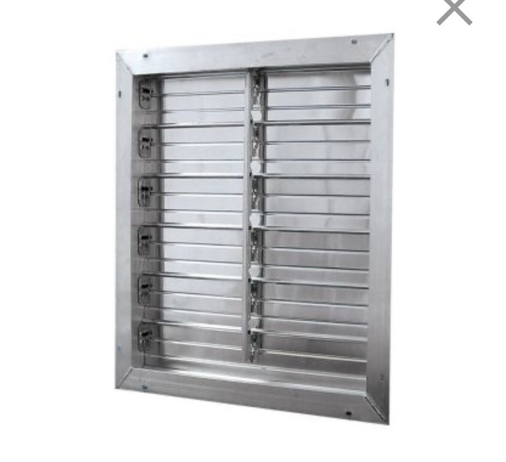 Shutter, 20" x 20", aluminum, single panel