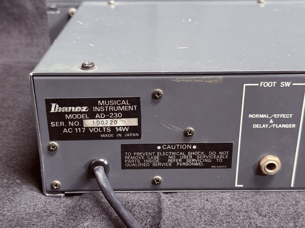 Ibanez AD-230 Analog Delay / Multi Flanger - Tested & Working