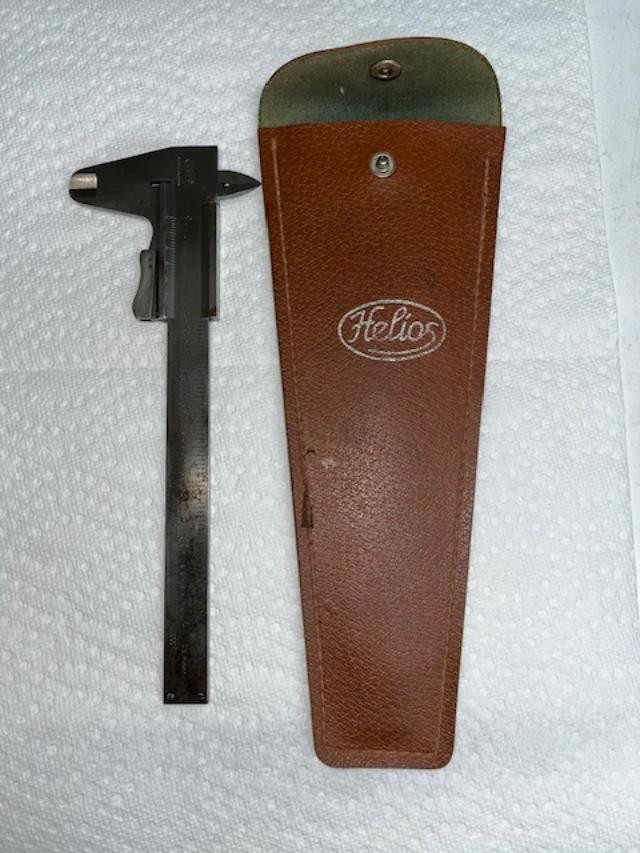 Helios 6” Locking Vernier Calipers and Case