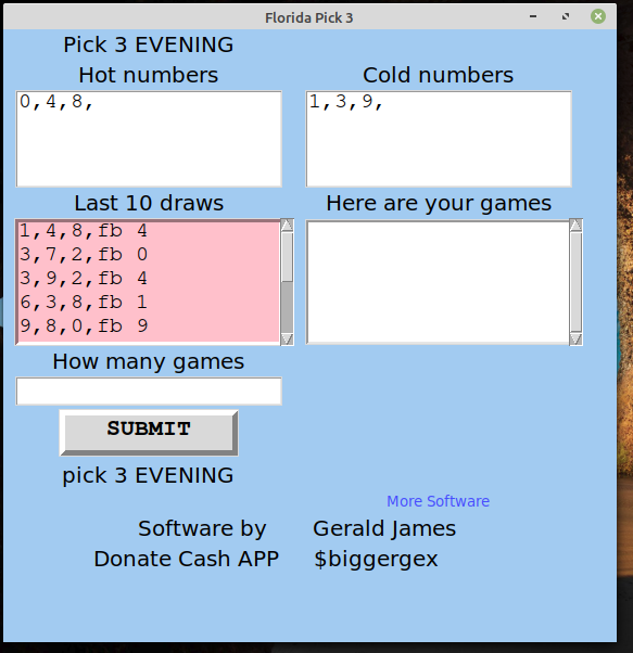 Florida Lottery Pack 4 Programs Numbers software CD for Windows 7 & 8 & 10
