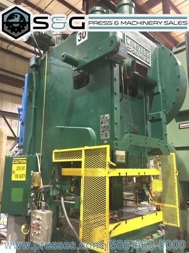 200 TON MINSTER G2-200 DOUBLE CRANK GAP PRESS