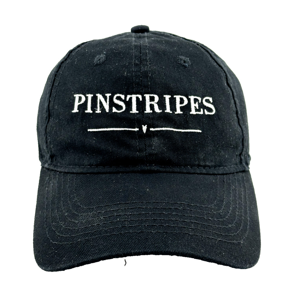 Kid's PINSTRIPES CAP Black - OSFM - Adjustable