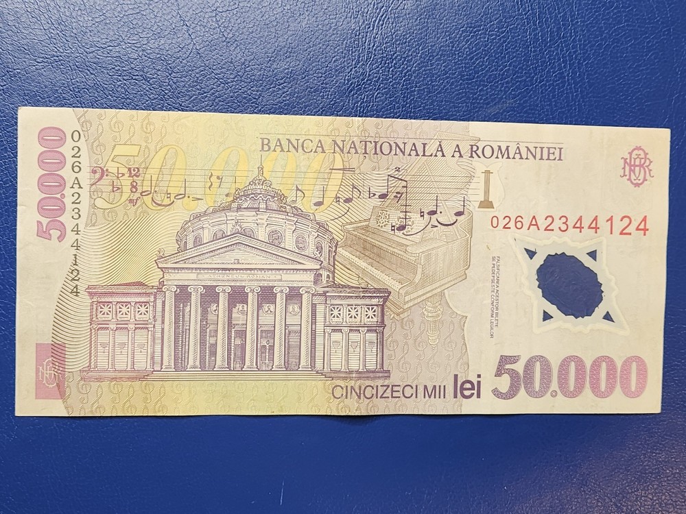 ROMANIA - 50000 LEI 2001 - BANKNOTES1