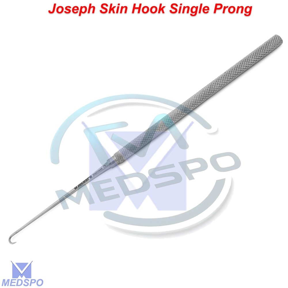 Surgical Retractor Joseph Skin Hook Single Sharp Prong Plastic Surgery Tools New