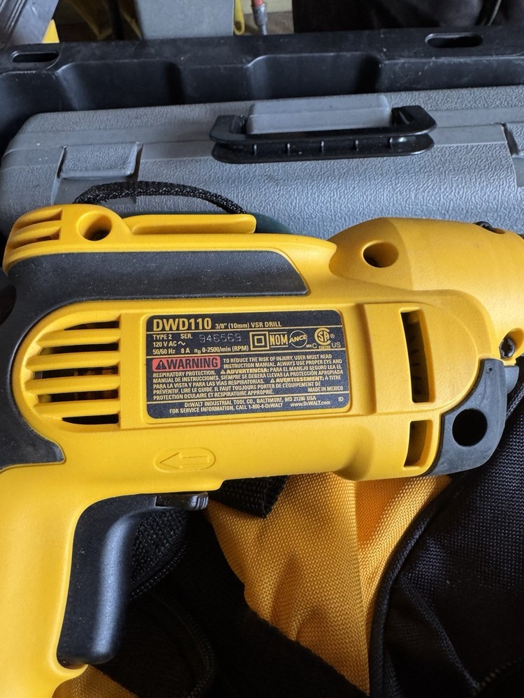 DEWALT 8 Amp Corded 3/8 in. Variable Speed Drill