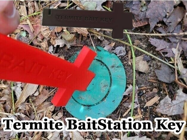 Termite Bait Station Key 3D Printed Termite Access Tool