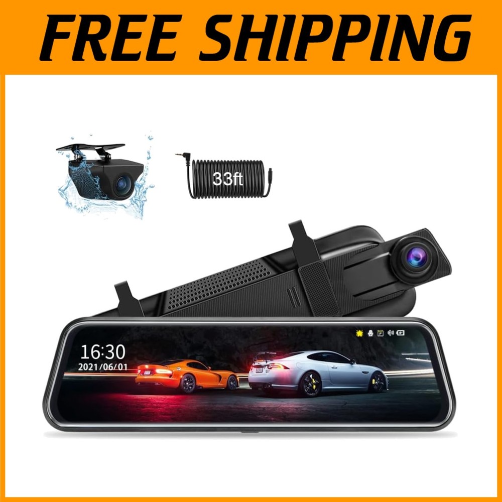 Full Touch Screen Backup Camera Night Vision Loop Recording