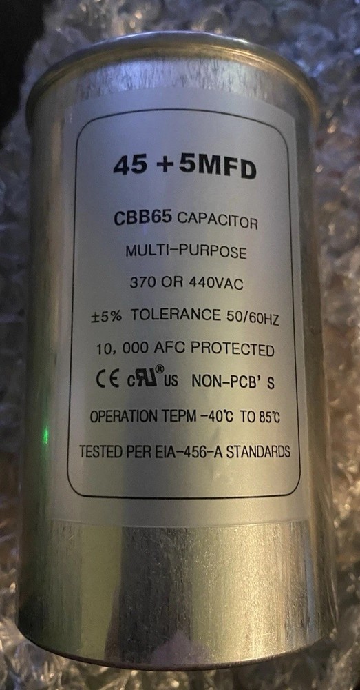 Air Conditioning Compressor 45 + 5MFD capacitor