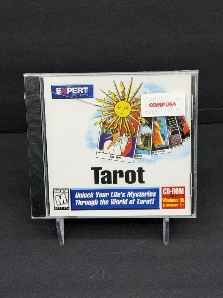 TAROT UNOCK YOUR LIFE'S MYSTERIES CD ROM WINDOWS '95 EXPERT SOFTWARE