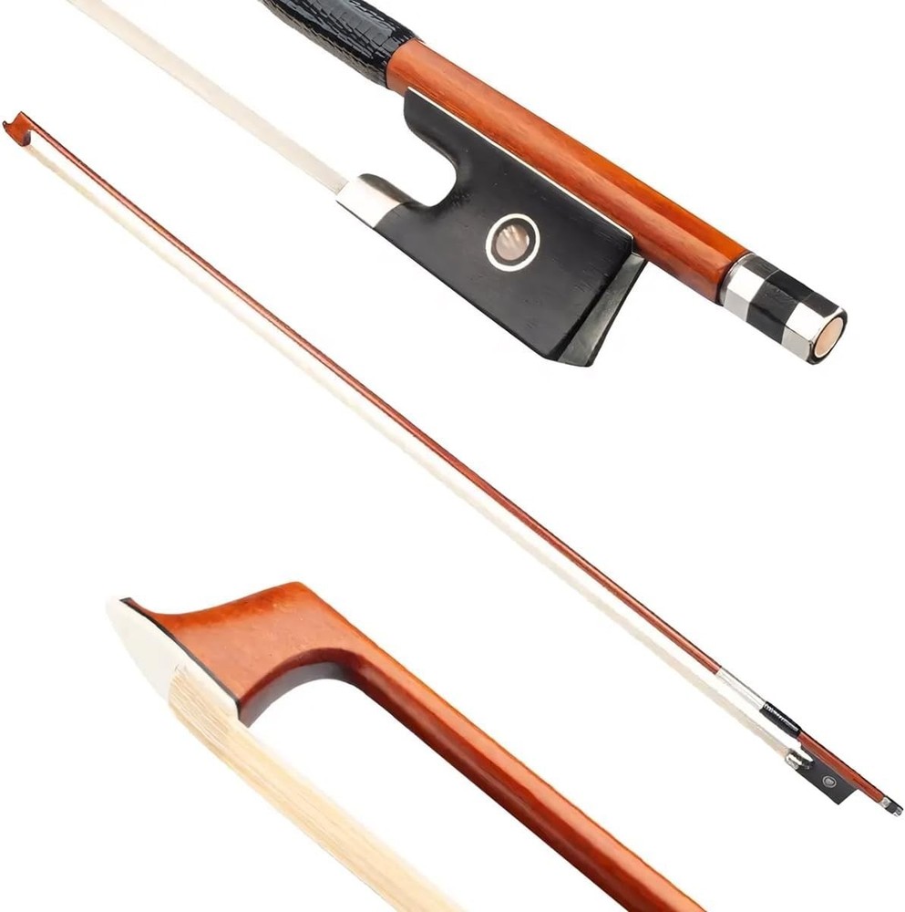 AAA+ Mongolia White Horsetail Violin Bow - Full Size