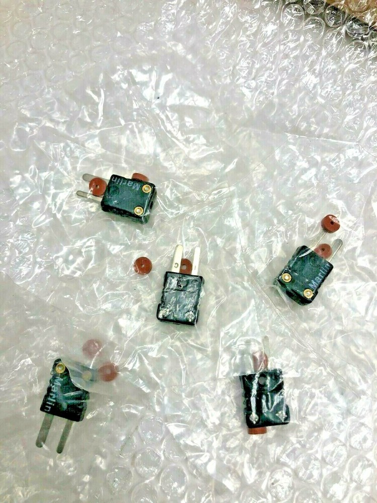 5)Marlin Miniature Mini K-Type Connector Plug MaleThermocouple Wire SensorProbe