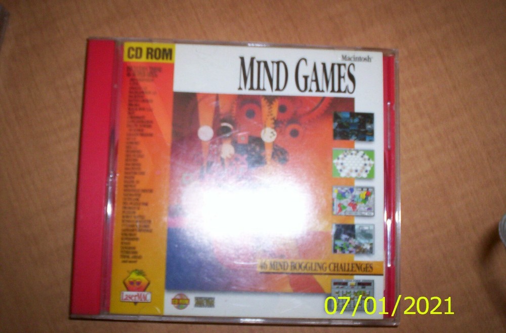 Mind Games CDE 46 Mind Boggling Challenges for MAC (not PC) Read Description