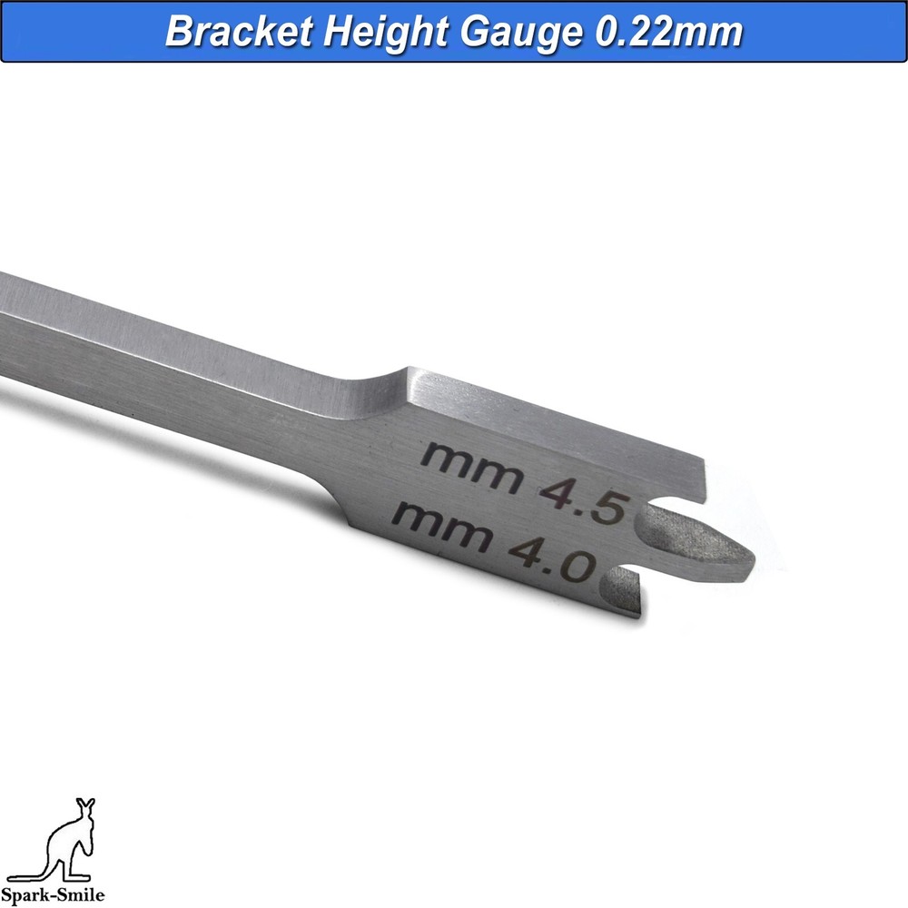 Orthodontic Bracket Height Gauge Positioning Measuring Wick Type Double Head CE